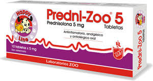 PREDNI ZOO 5MG X 30 TABLETAS